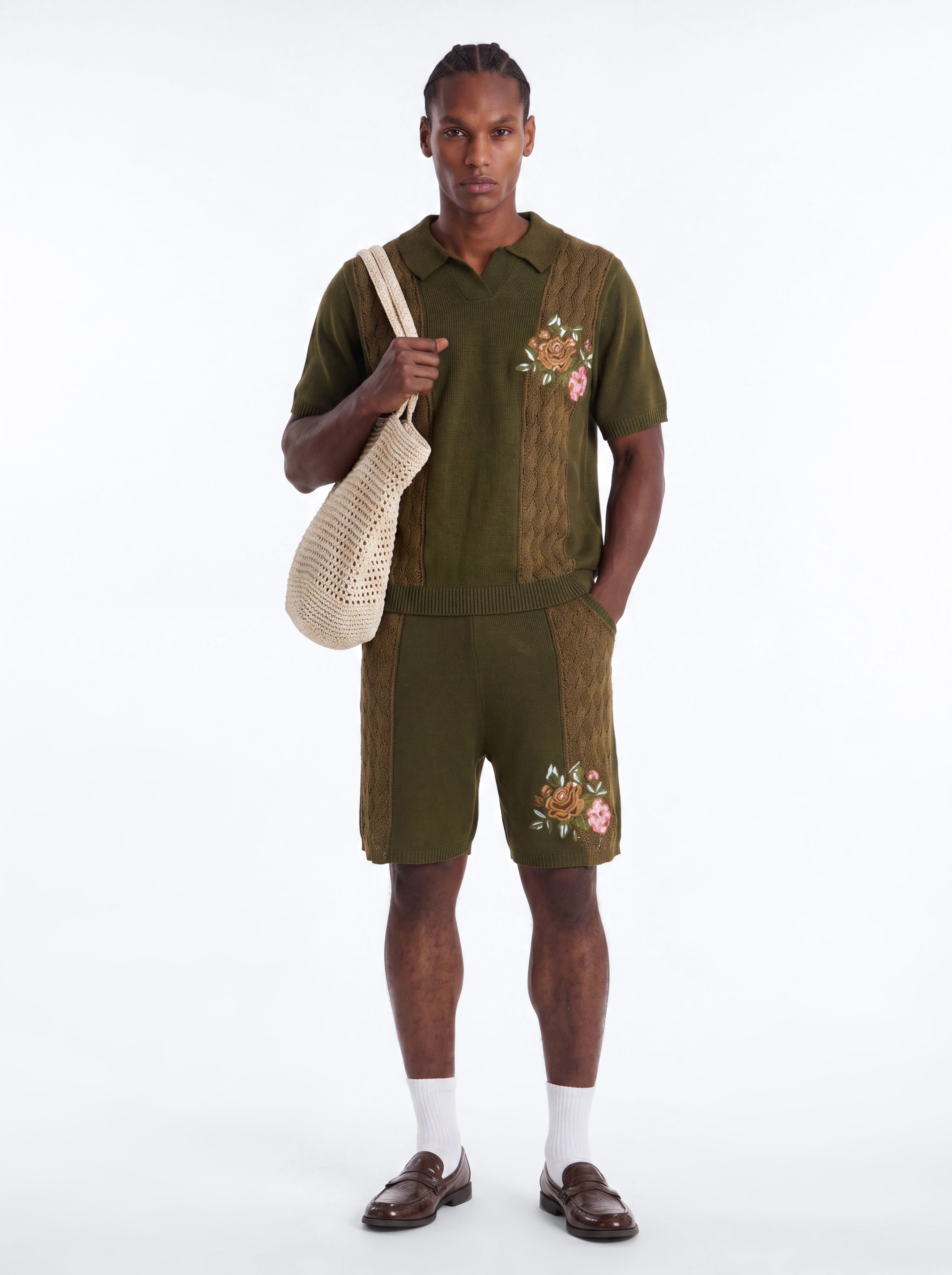 Relaxed Herbarium Garden Short - Khaki/combo image 1