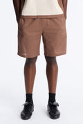 Basic Color Block Relaxed Short - Brown/combo image 1