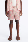 Crimson Palms Short - Red image 1