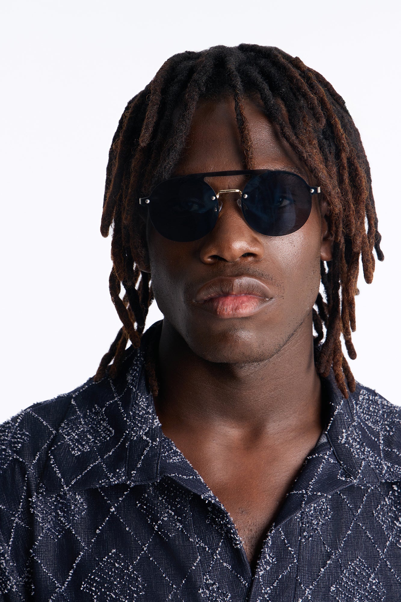 Keep Me Noted Sunglasses - Gold/Black image 1