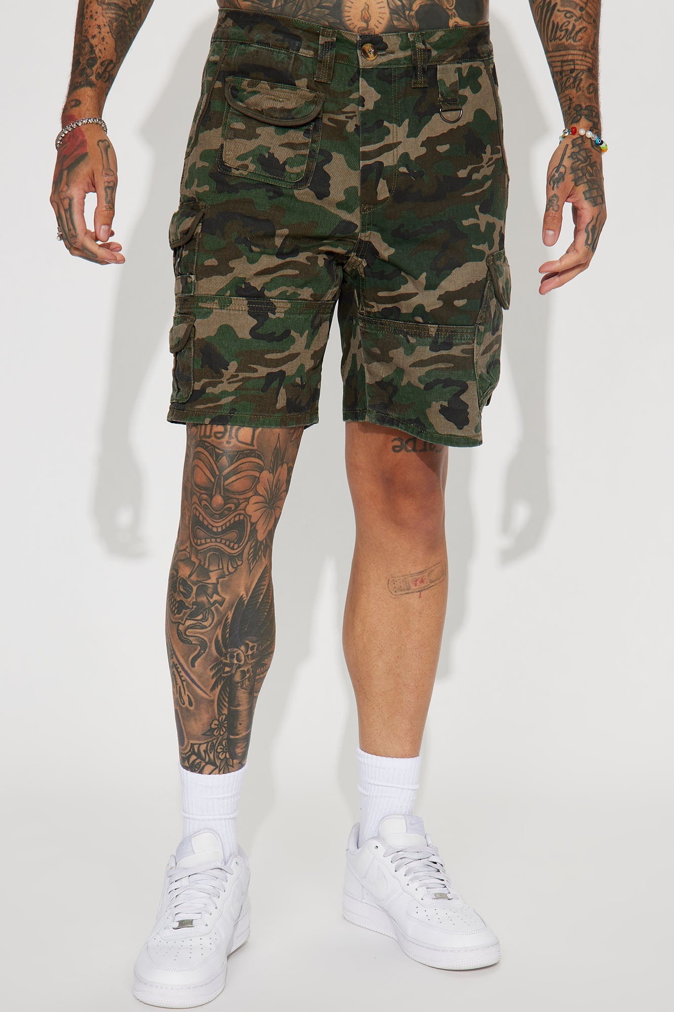 Get Out Twill Cargo Shorts - Camouflage image 1