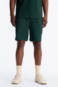 Pure Form Plisse Relaxed Short - Hunter Green image 1