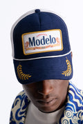 Modelo Corduroy Trucker Hat - Navy image 1