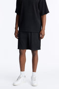Pure Form Plisse Relaxed Short - Black image 1