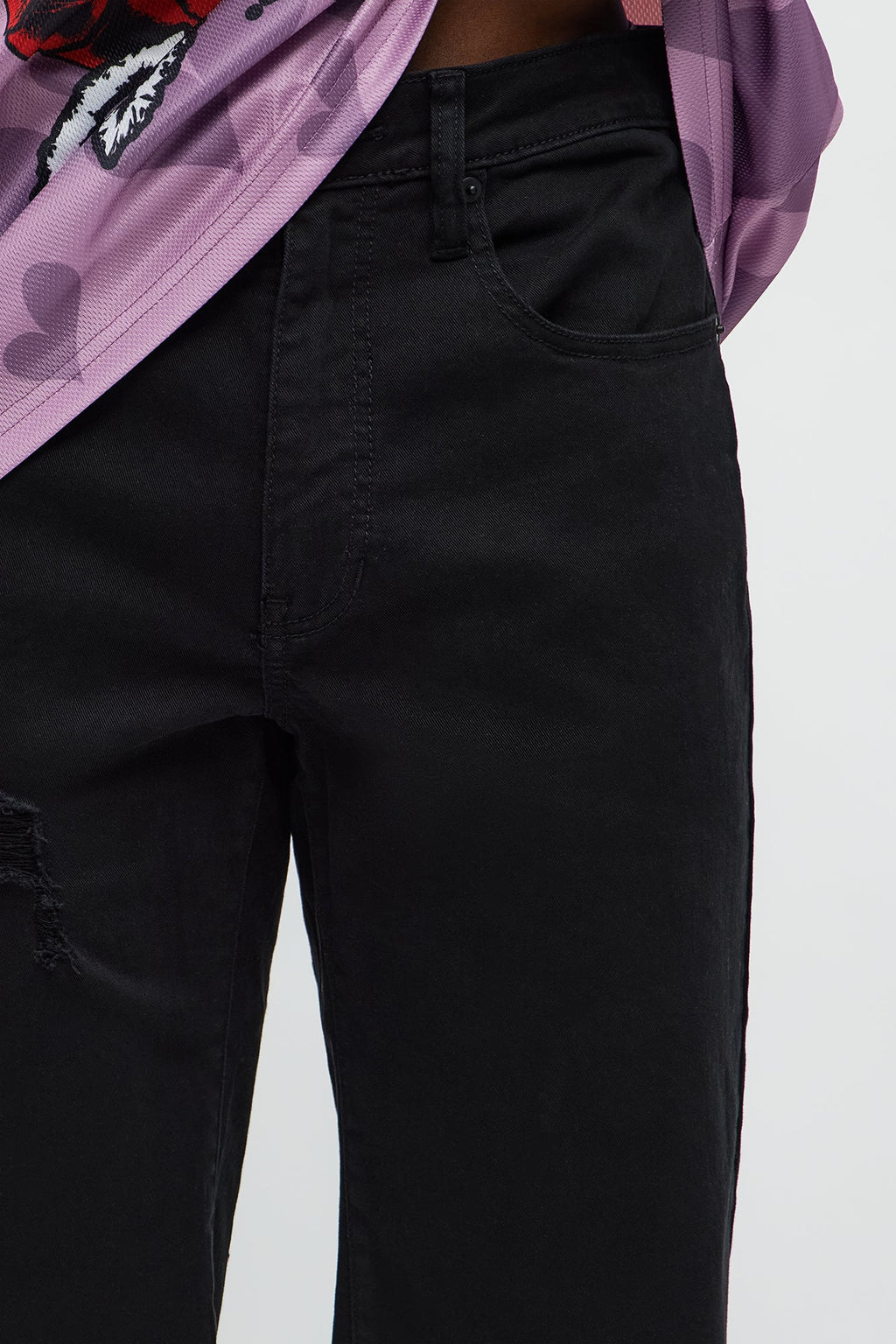 Earl Denim Shorts - Black image 3