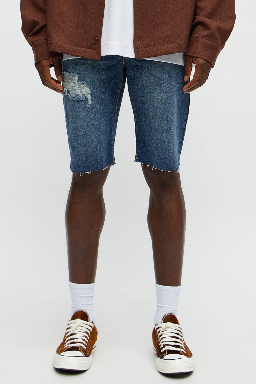 Earl Denim Shorts - Dark Wash image 1
