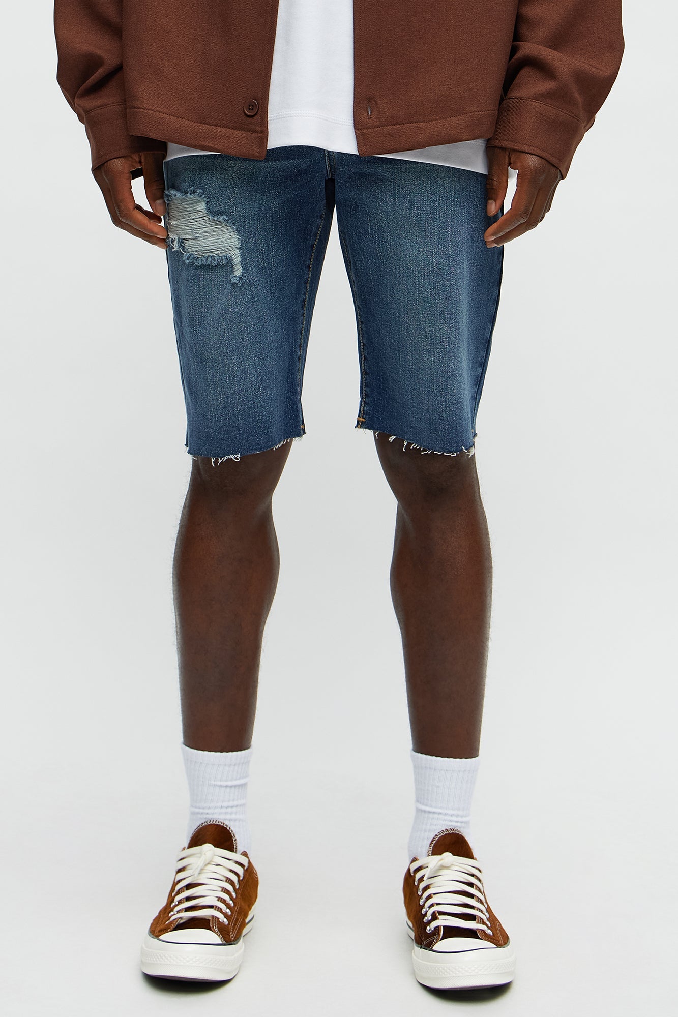 Earl Denim Shorts - Dark Wash image 1
