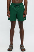Palm Haven Swim Trunk 7″ - Green image 1