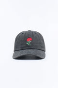 Dangerous Rose Washed Snapback Hat - Black image 1