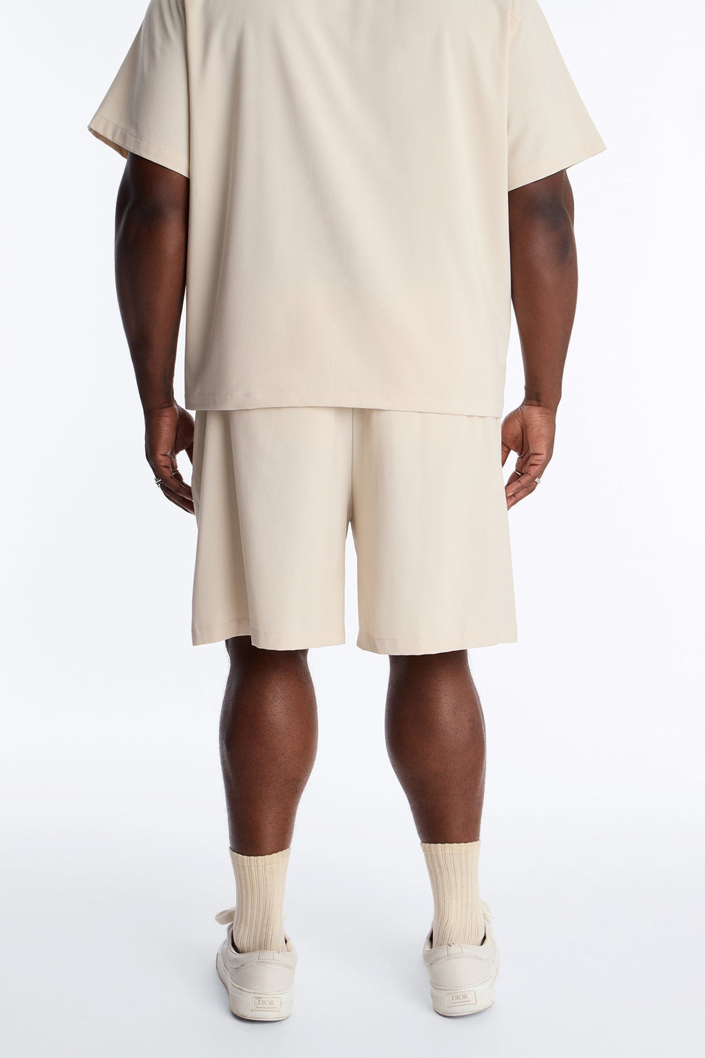 Blooming Embroidered Relaxed Short - Cream/combo image 3