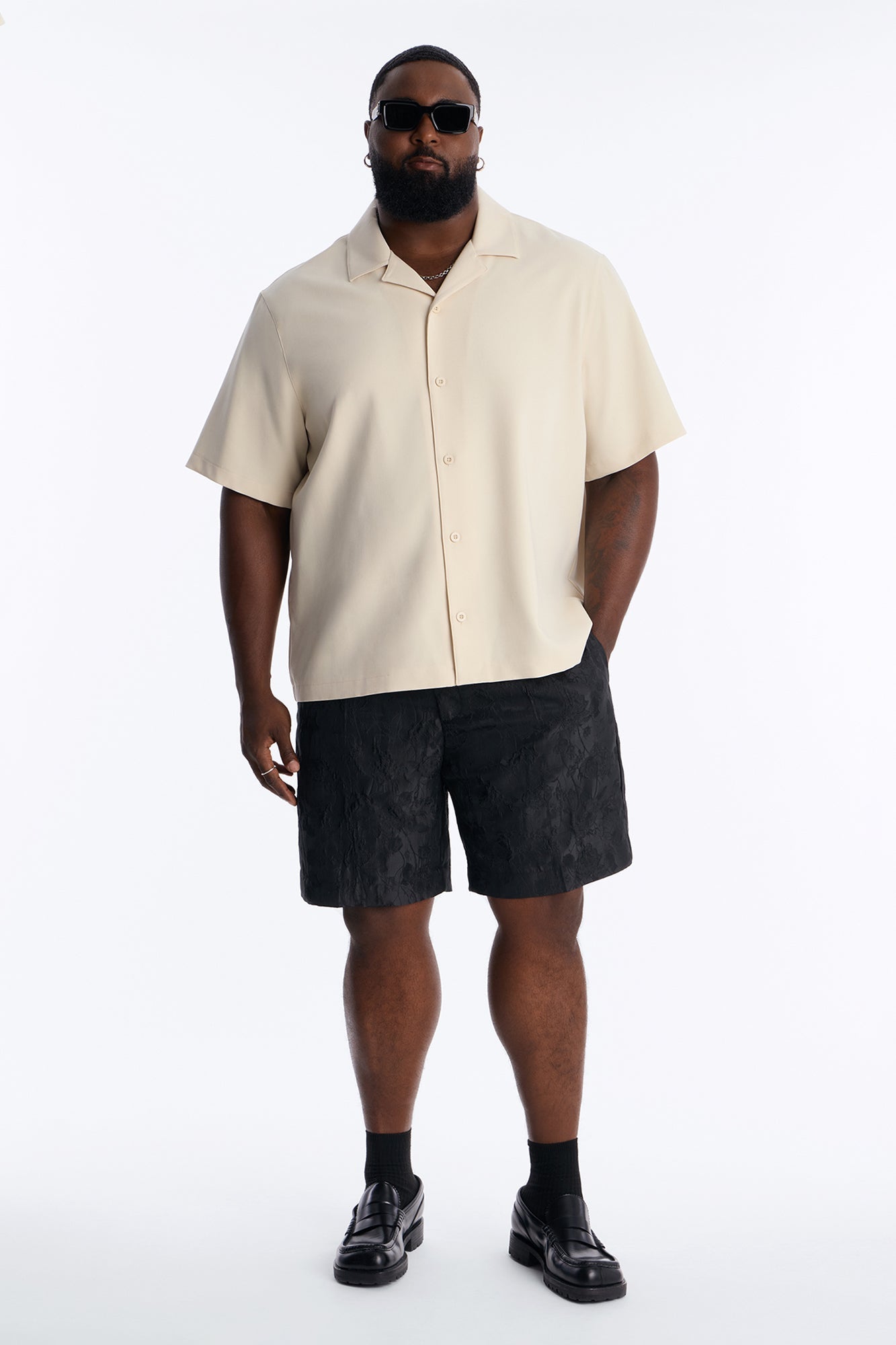 Straight Rose Mirage Short - Black image 1