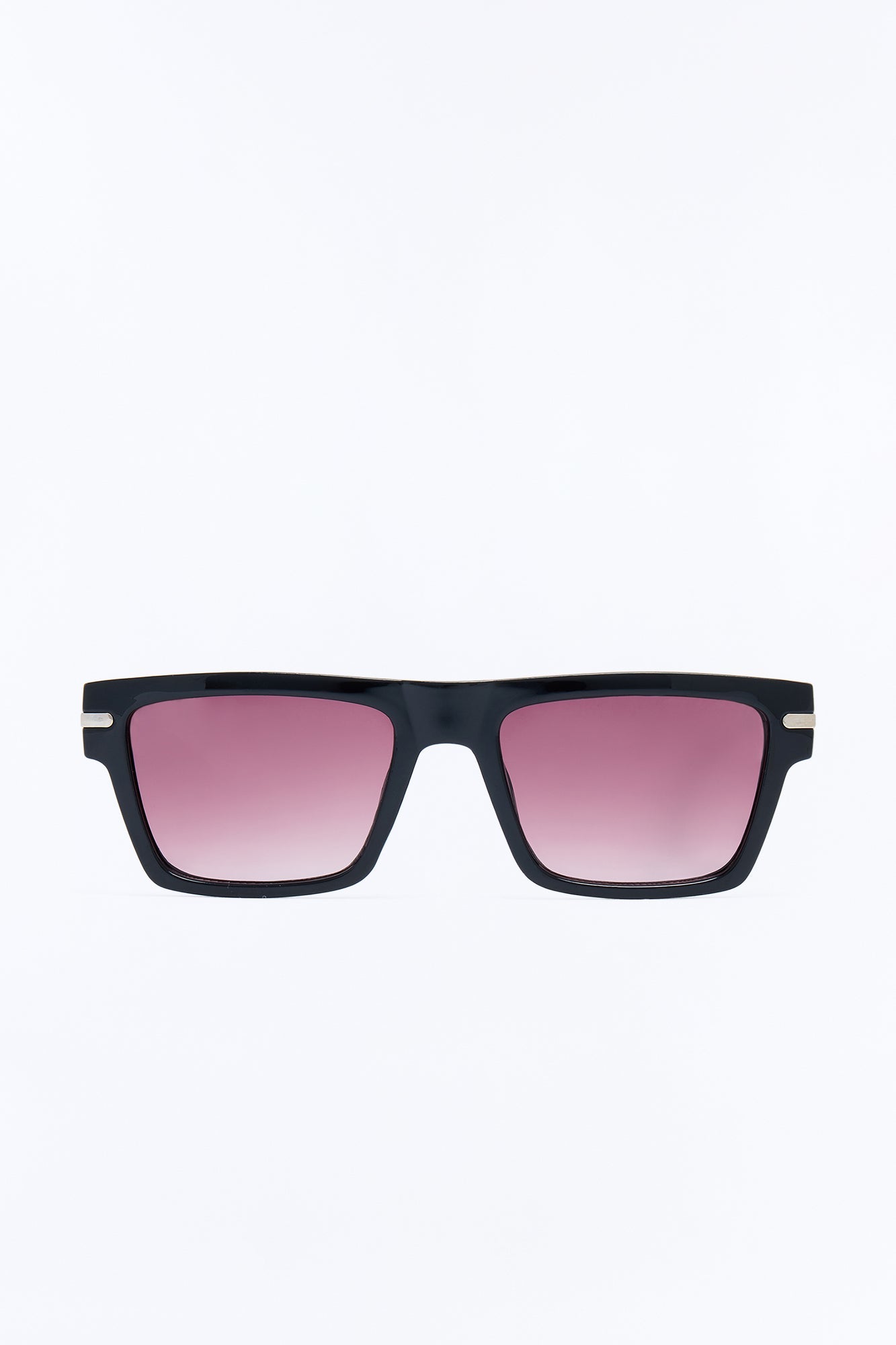 One Man Show Square Frame Sunglasses - Black/Brown image 1
