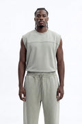 Soft Touch Washed Interlock Straight Leg Sweatpant - Olive image 1