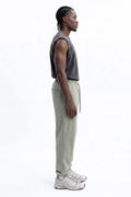 Soft Touch Washed Interlock Relaxed Jogger - Olive image 1