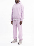 Soft Touch Washed Interlock Relaxed Jogger - Purple image 1