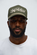 Not Like Us Structured Snapback Hat - Olive image 1