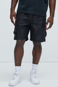 Maxey Cargo Shorts - Black image 1