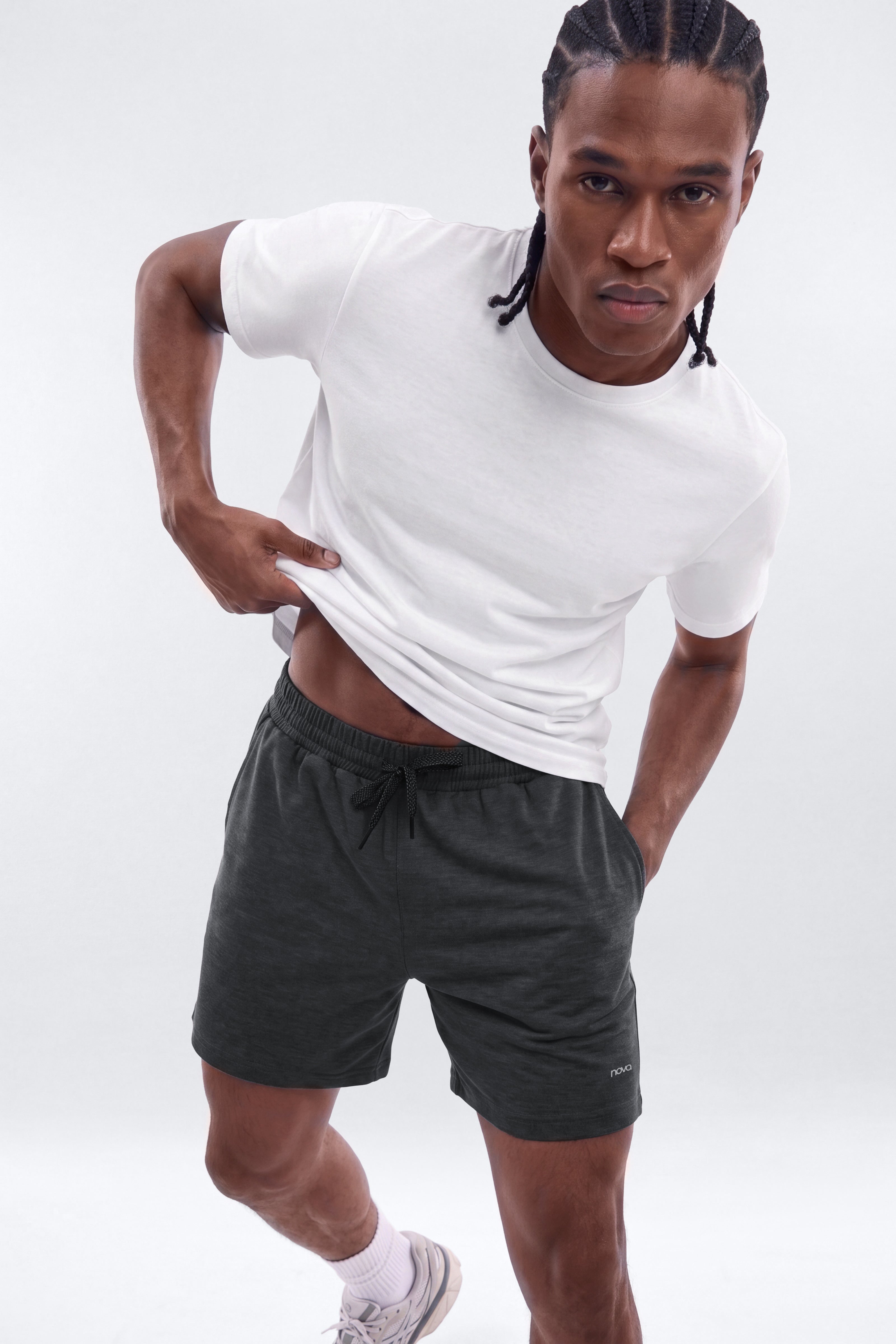 Tech Knit Performance Short - Carbon image 1