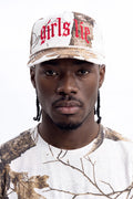 Real Tree Snow Girls Lie Structured Snapback Hat - Camouflage image 1