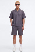 Laurel Linen Relaxed Short - Navy/combo image 1