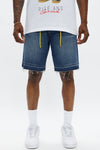 Relaxed Lemoyne Denim Shorts - Medium Blue Wash image 1