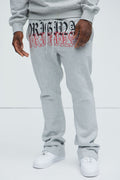 Tyson Original Skinny Flare Sweatpants - Heather Grey image 1