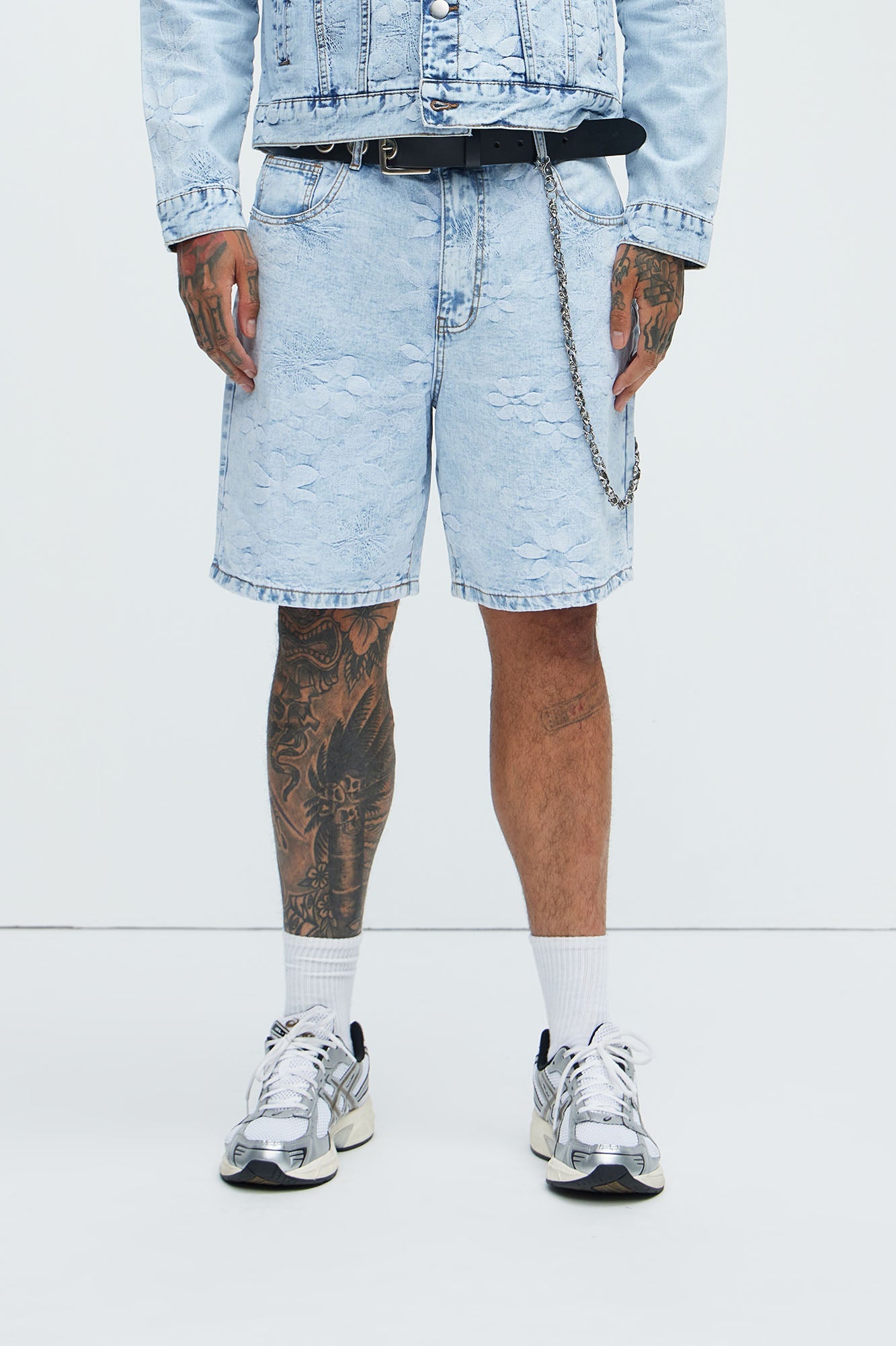 Kenneth Relaxed Denim Shorts - Light Wash image 1