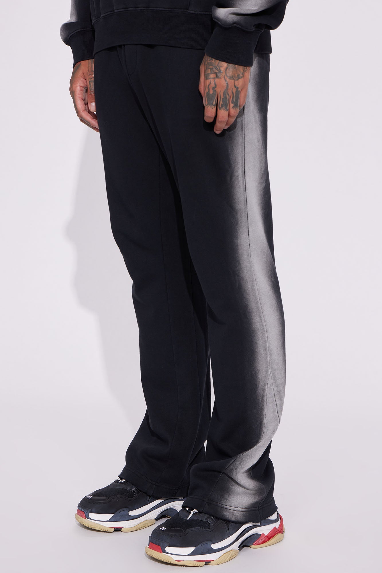 Tyson All You Flared Sweatpants - Black image 1