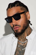 Blacked Out Sunglasses - Black/Smoke image 1