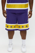 Lakers Believe The Hype Relaxed Shorts - Purple image 1
