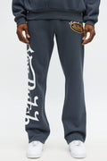 Von Dutch Patchy Baggy Sweatpants - Charcoal image 1