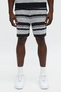 Meadows Striped Shorts - Black/Grey image 1