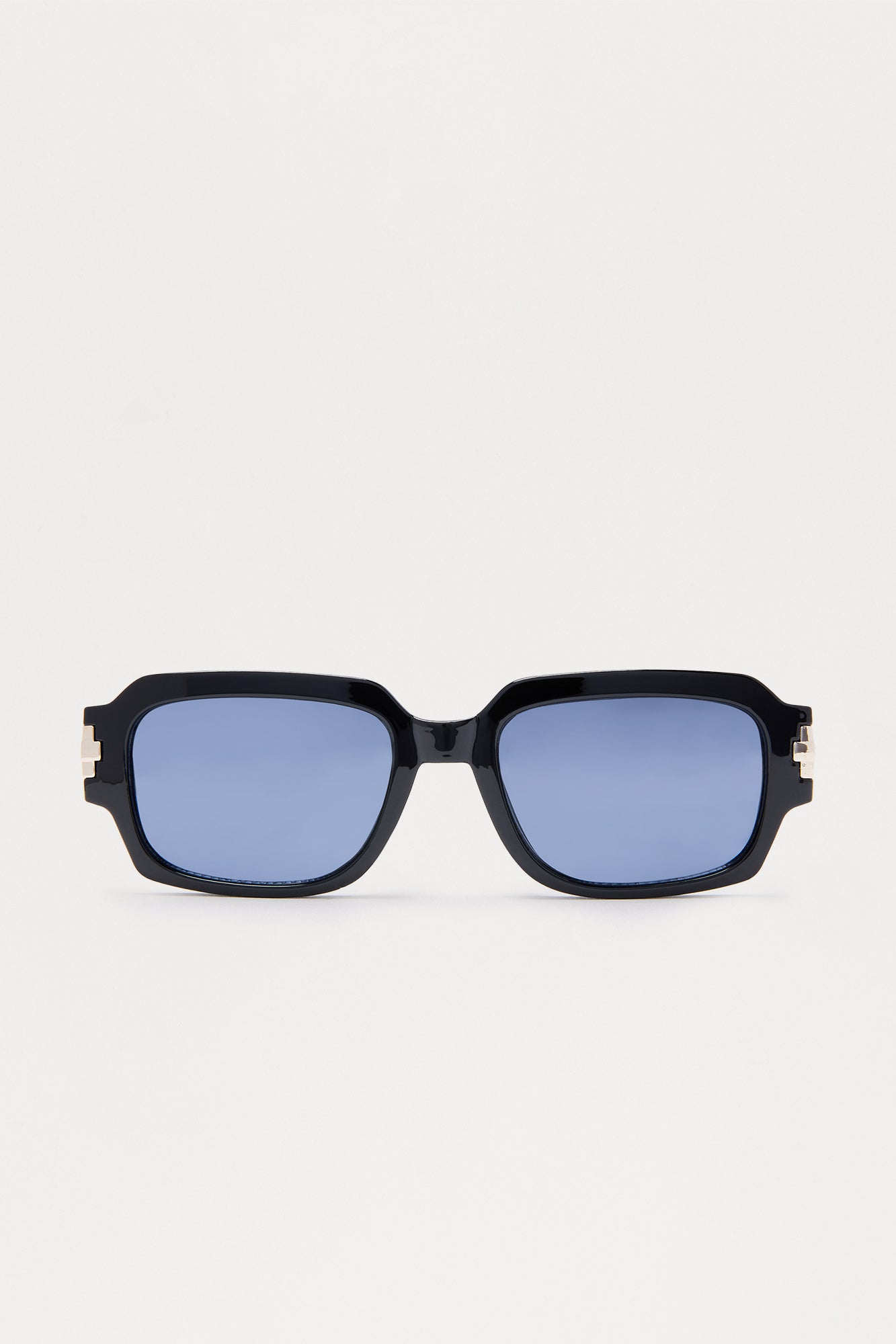On Task Square Frame Colored Lens Sunglasses - Black image 1