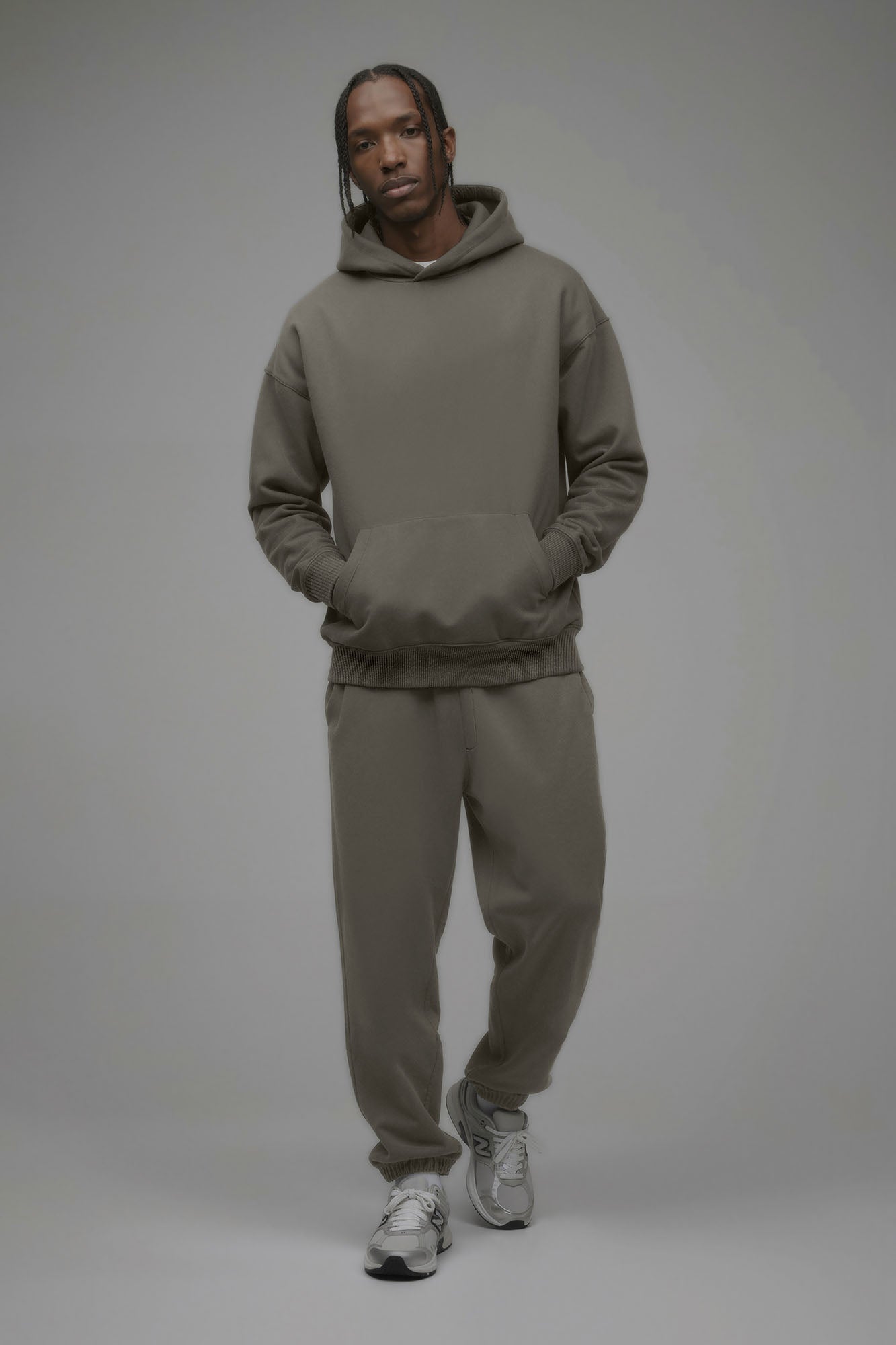 410 Relaxed Jogger - Moss Grey image 1