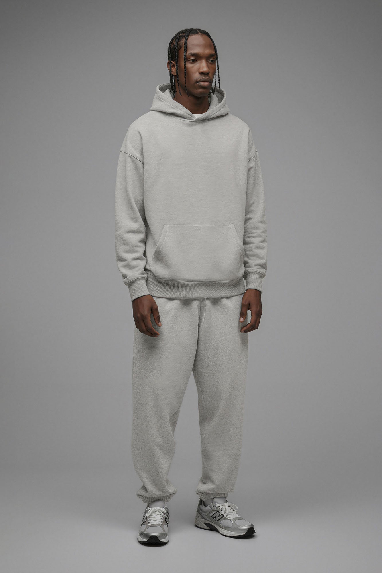 410 Relaxed Jogger - Heather Grey image 1
