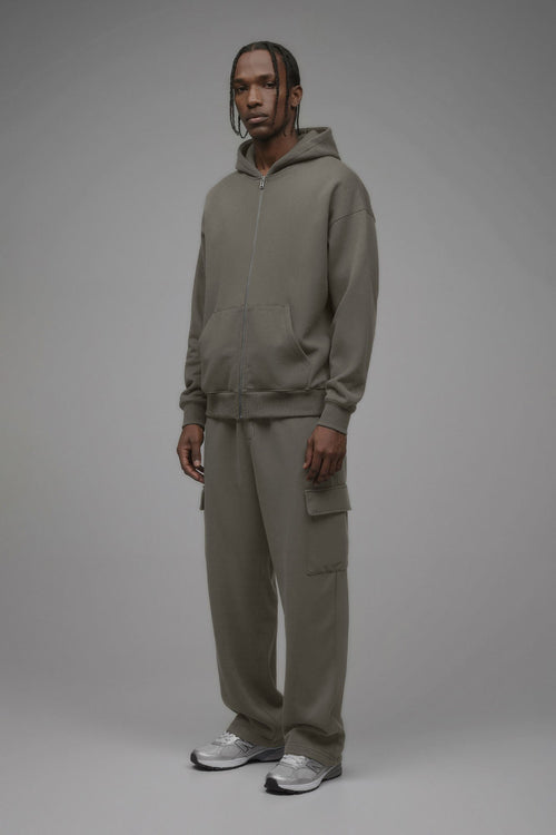 410 Baggy Cargo Sweatpants - Moss Grey image 1