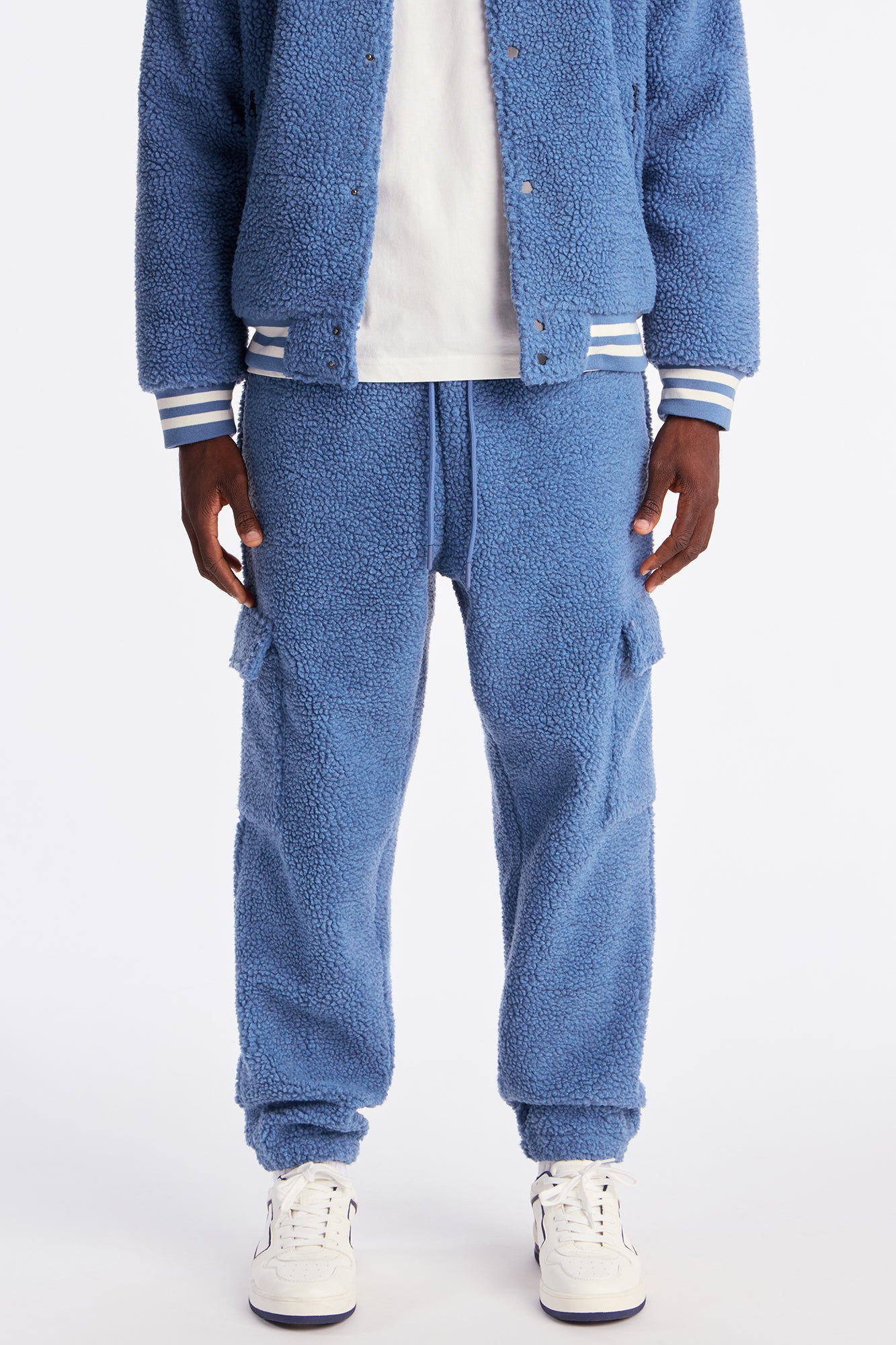 Teddy Varsity Sherpa Pant - Light Blue image 1