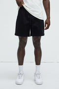 Twill Volley Shorts - Black image 1