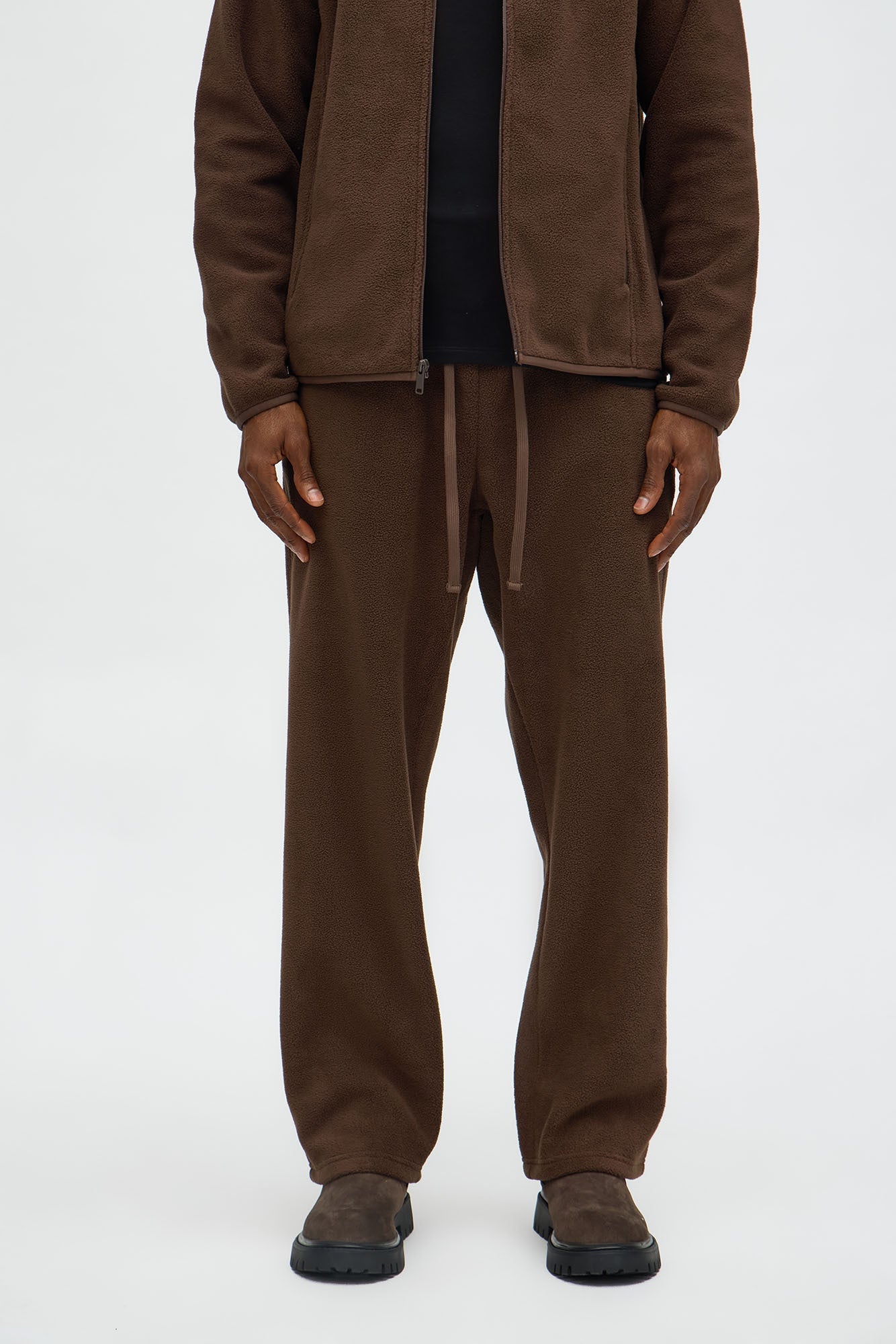 Core Microfleece Pants - Brown image 1
