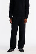 Recline Sweater Knit Sweatpants - Black image 1