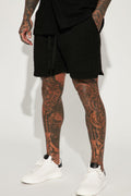 Dean Textured Short - Black image 1