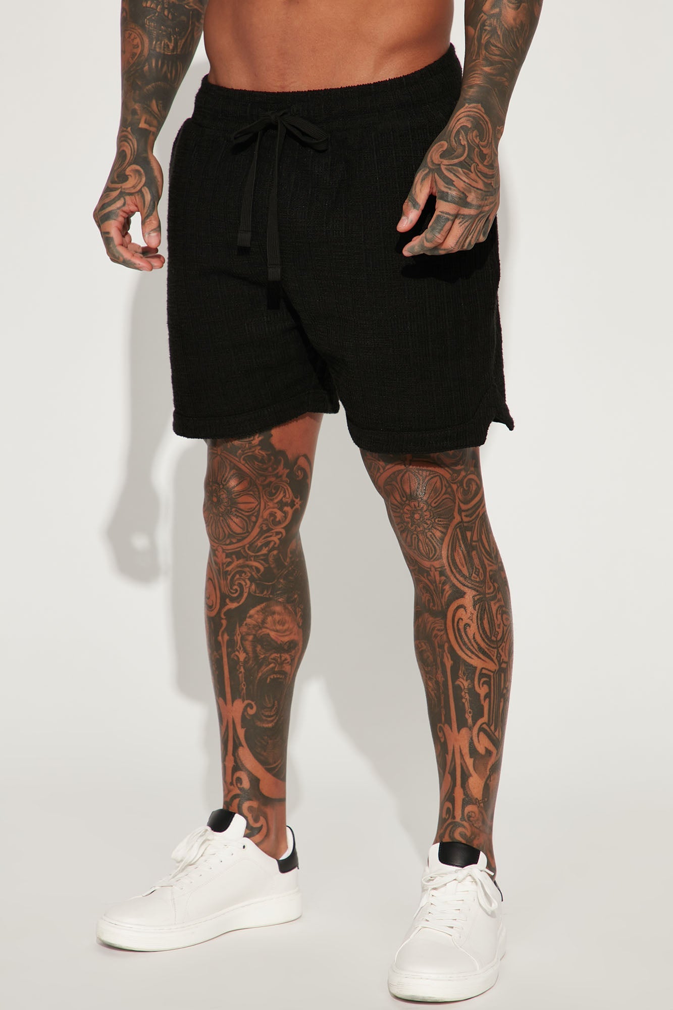 Dean Textured Short - Black image 3