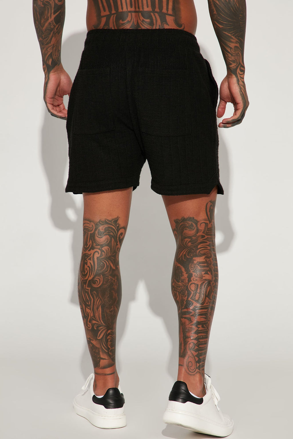 Dean Textured Short - Black image 4