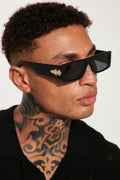 Poker Face Sunglasses - Black image 1