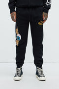Von Dutch Lost Angels Sweatpants - Black image 1