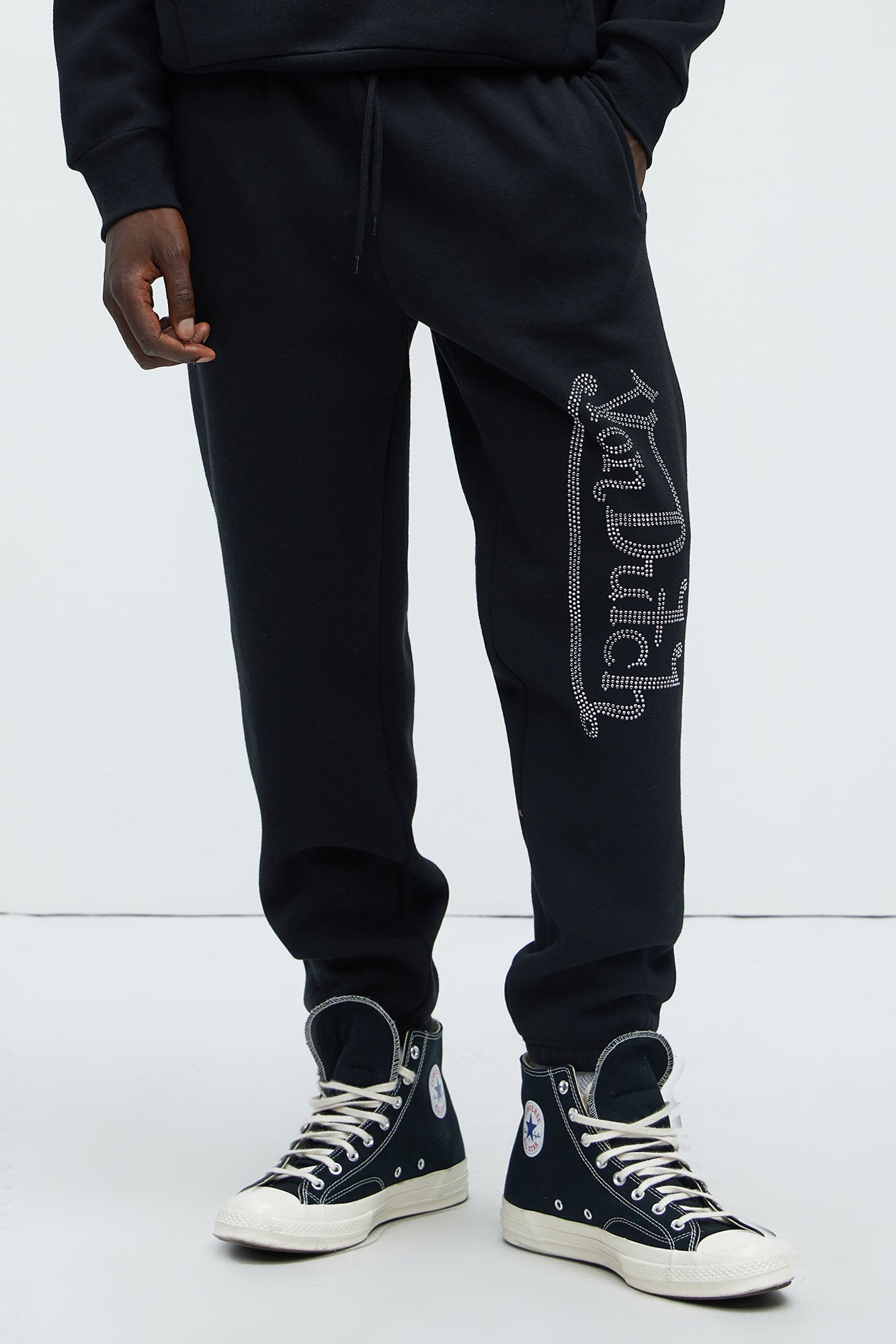 Von Dutch Bling Sweatpants - Black image 1