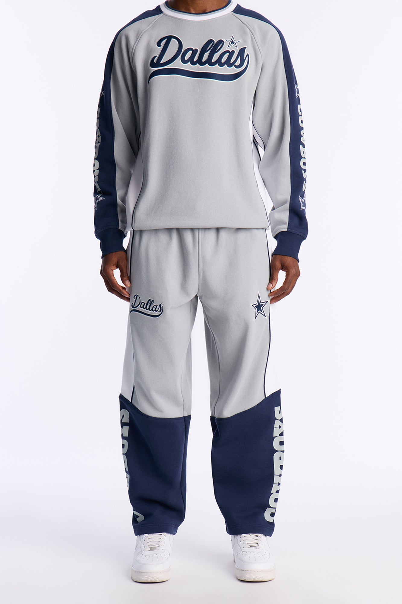 Cowboys Ride The Wave Sweatpants - Grey image 1