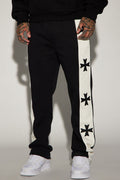 Desmond Straight Sweatpants - Black/combo image 1