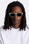 Illusion Square Frame Sunglasses - Grey image 1