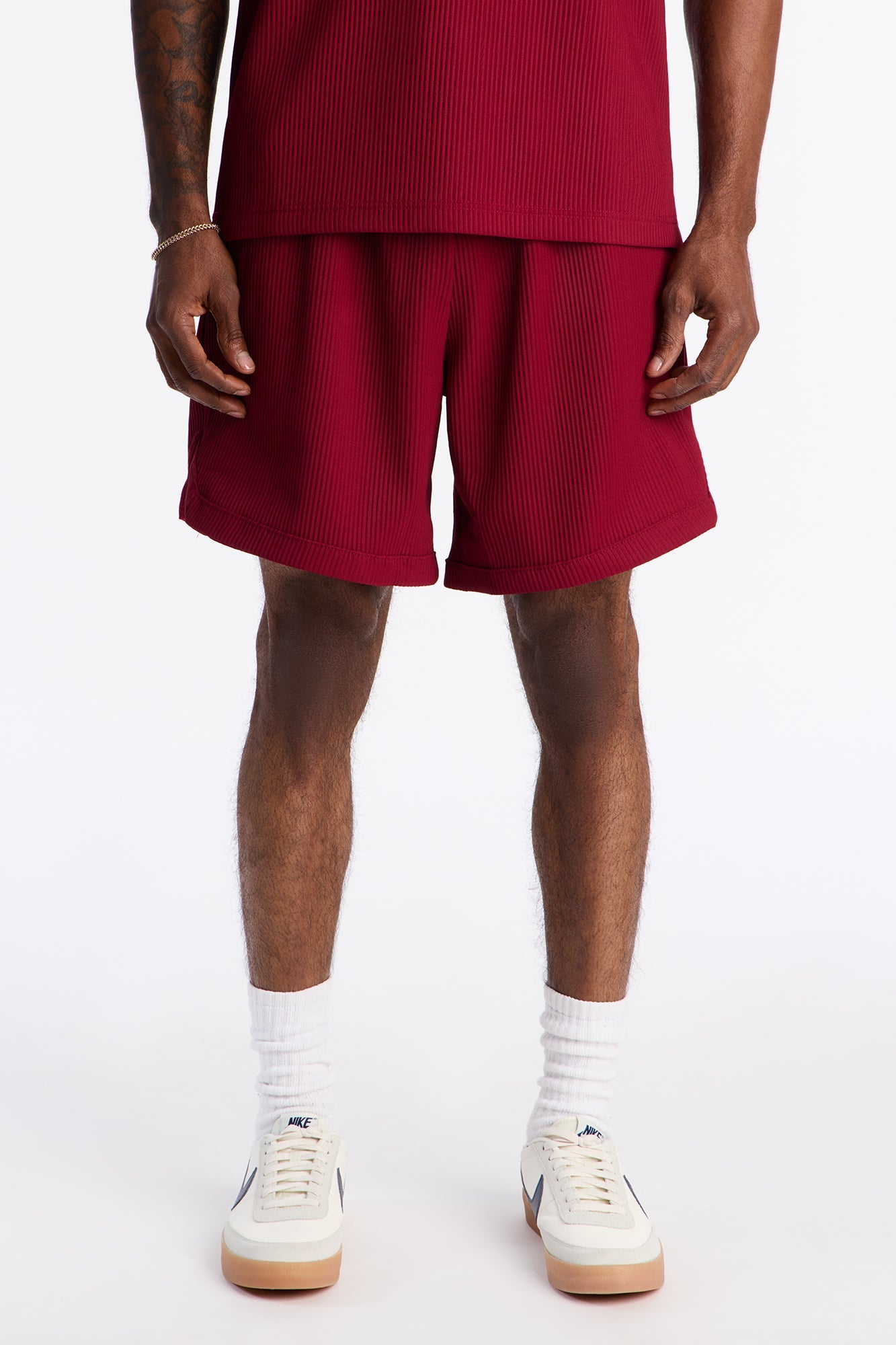 Show Up Basketball Short - Burgundy image 1